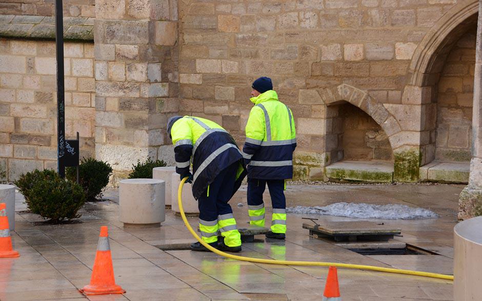 canalisation egout Nemours